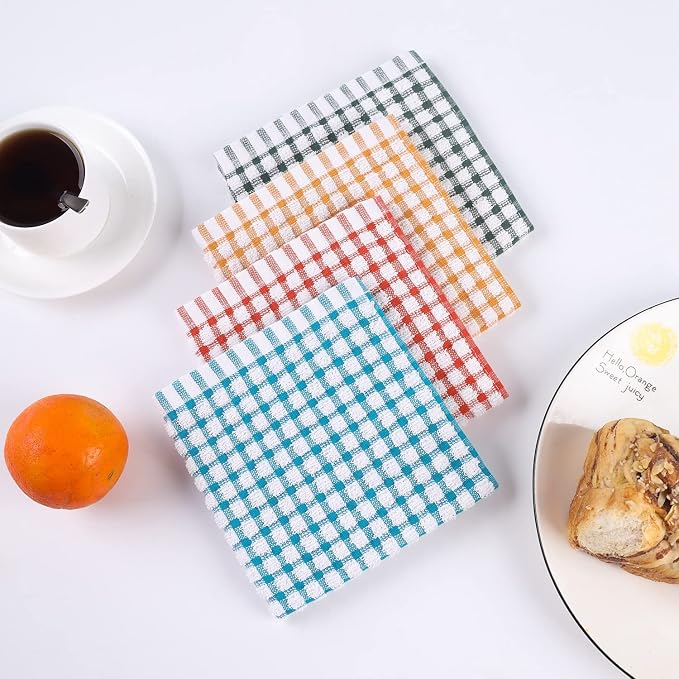 Oeleky 100% Cotton Kitchen Dish Cloths - Image 6