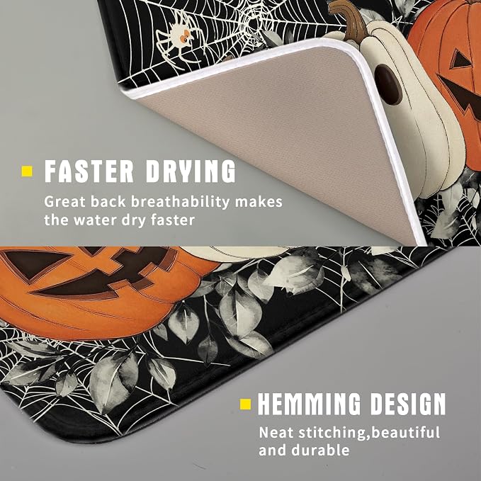 Halloween Pumpkin Dish Drying Mat - Image 3