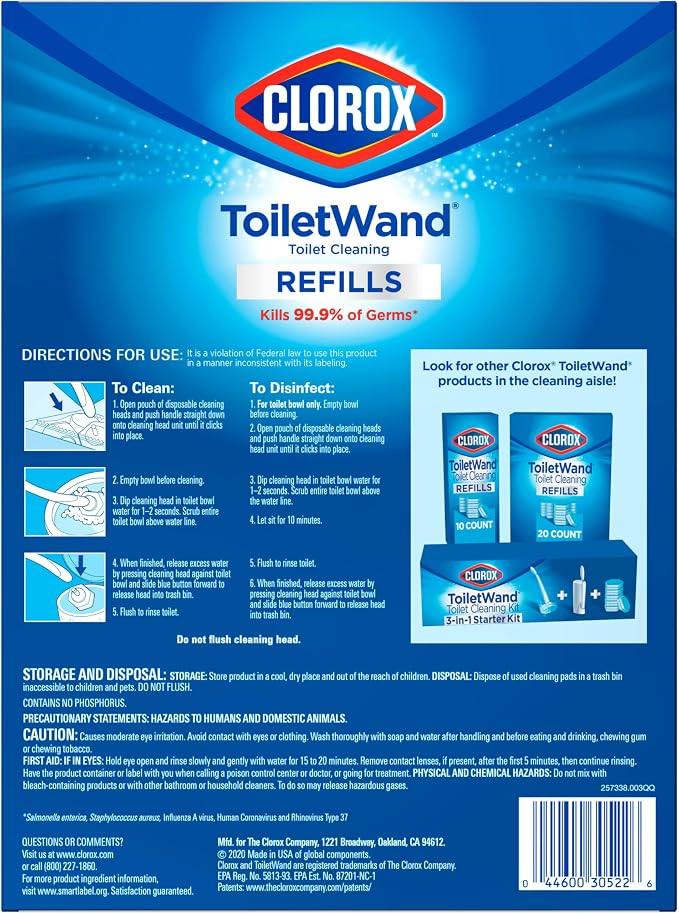 Clorox ToiletWand Toilet Cleaner Refills, Toilet brush - Image 11