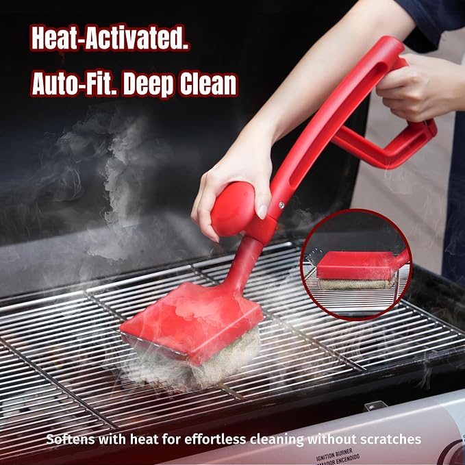 Grill Brush Bristle Free with Aramid Fiber - Image 4