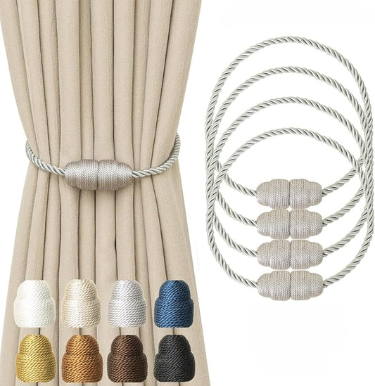 Magnetic Curtain Tiebacks Rope Curtain Tie Backs by CurtainTiebacks