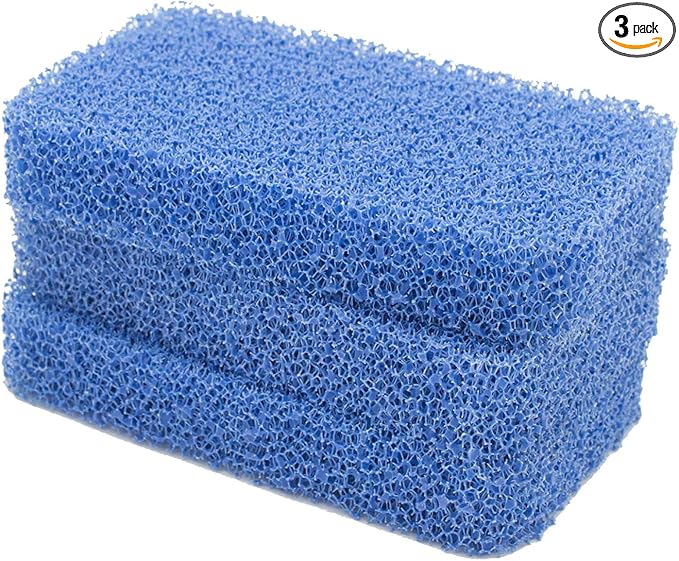 Sinkology SSCRUB-101-3 Breeze Non-Scratch and Odor Resistant Silicone Scrubber by Sinkology