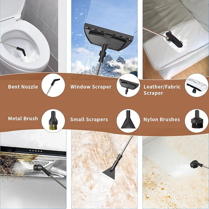 Handheld Steam Cleaner for Home, 2500W High Temperature Pressurized Machine - Image 7