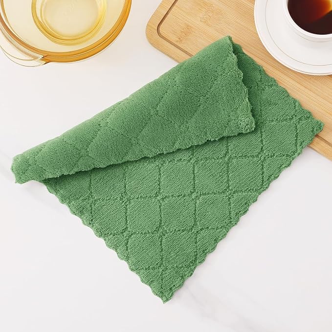 Homaxy 18 Pack Kitchen Dish Cloths, Super Soft and Absorbent Coral Velvet Dish - Image 2