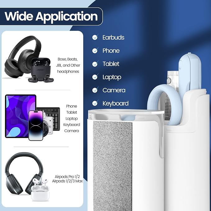 Laptop Screen Keyboard Earbud Cleaner Kit，Electronics Cleaning Tool - Image 6