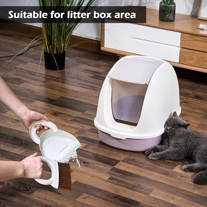 Mini Hand Broom and Dustpan Set: Small Brush and Pan - Image 3