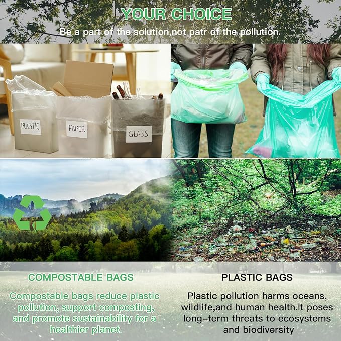 Small Biodegradable Trash Bags 1.2 Gallon - Image 5