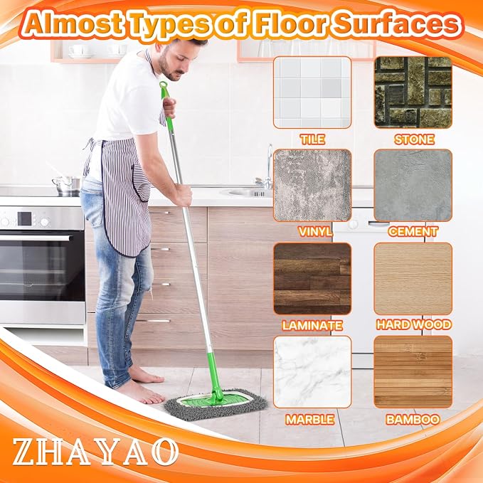 Reusable 100% Coral Fleece Mop Pads Compatible - Image 7