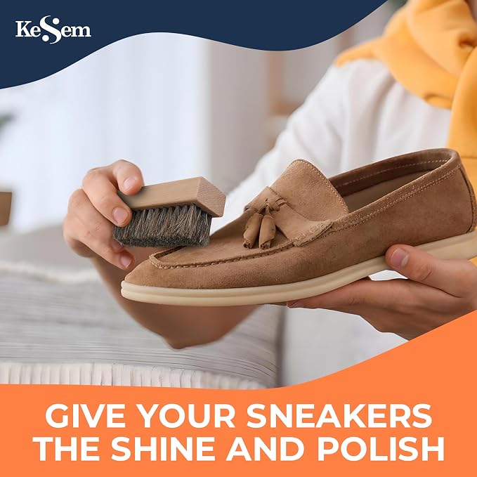3 Small Shoe Cleaning Brush Set, Boots Sneaker Shoes Cleaner - Image 3