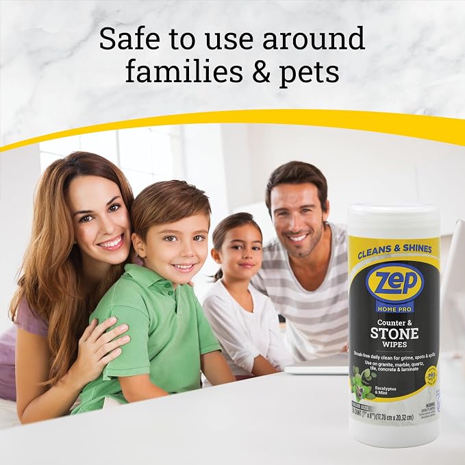 Zep Home Pro Counter & Stone Wipes 50 count - Image 6