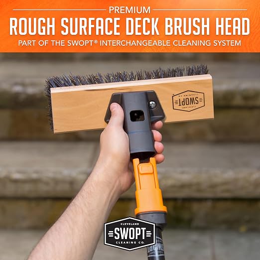 SWOPT 10' Premium Rough Surface Scrub Brush Head - Image 5