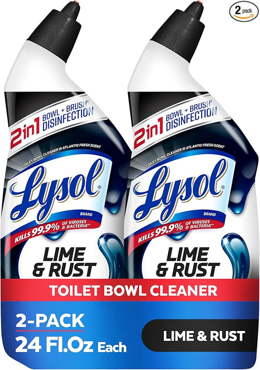 Lysol Lime & Rust Toilet Bowl Cleaner Liquid, by Lysol