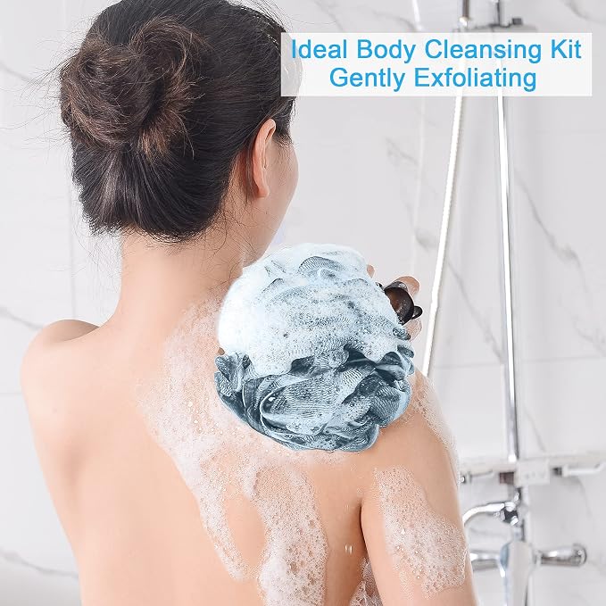 AmazerBath Bath Shower Loofah Sponge 60g/PCS Bath Sponges - Image 3
