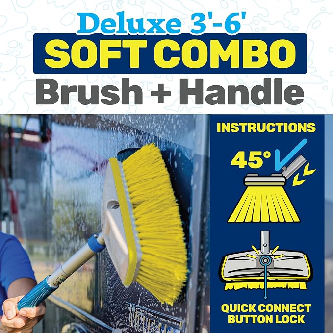 STAR BRITE Deluxe Telescoping Deck Brush Kit - Image 3