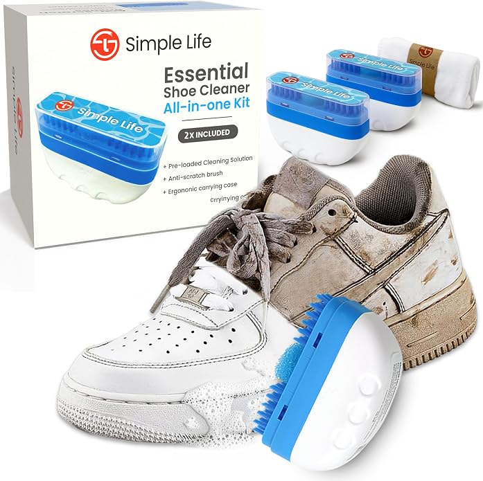 Simple Life All-in-1 Sneaker Cleaner Kit | Sneaker Cleaner, Tennis Shoe Cleaner by SimpleLife
