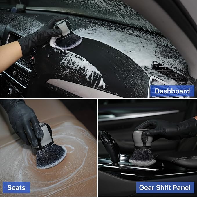 Curveball Detail Brush, Car Ultra Soft Bristles Detailing Brushes, Covers Large - Image 7