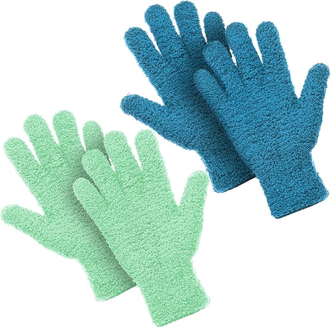 Patelai 2 Pairs Microfiber Gloves by Patelai