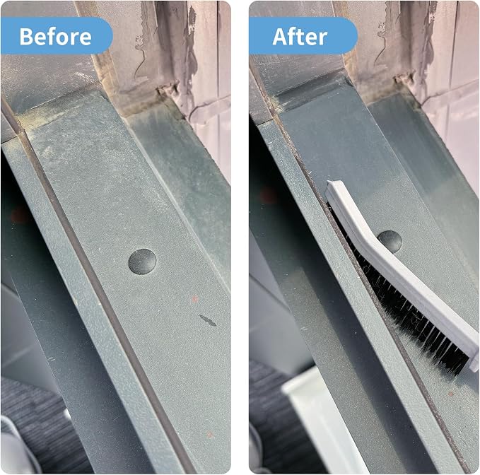 Crevice Cleaning Brush, Hard-Bristled Gap Scrub Brush, Toilet Gap Cleaning - Image 8