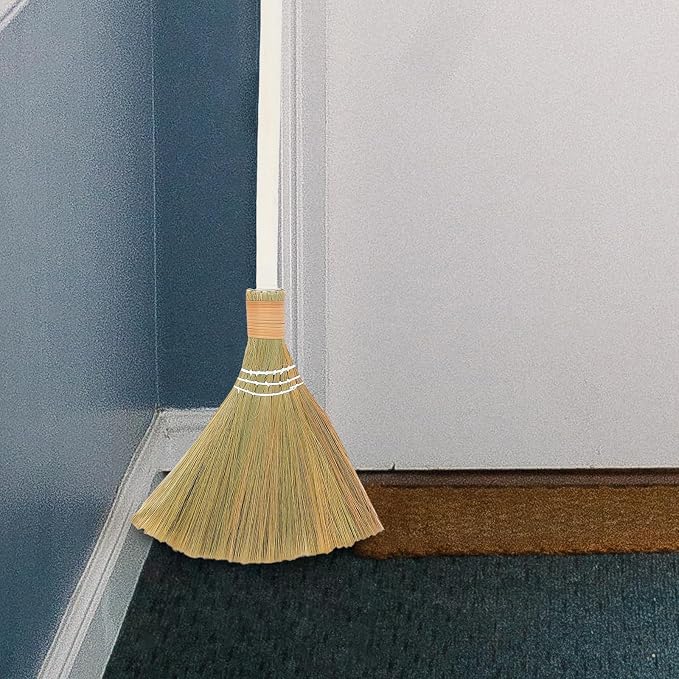2pcs Handwoven Soft Bristle Indoor Brooms - Image 6