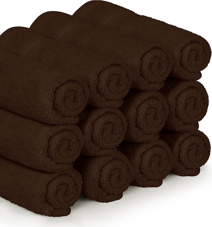 Utopia Towels 12 Pack Premium Wash Cloths Set, 12 by 12 Inches, 100% Cotton - Image 6