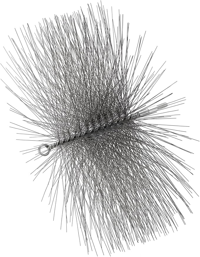 PATIKIL 11" Wire Chimney Cleaning Brush, Steel Round Chimney Sweep Brush by PATIKIL
