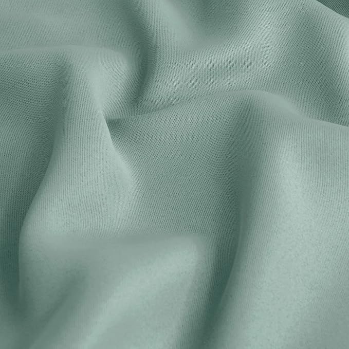 BGment Sage Green Blackout Curtains 45 Inches Long - Image 5