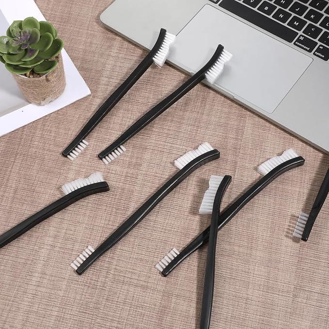 8 Pcs Small Cleaning Brushes, Double-Ended Jewelry Cleaning Brush Soft Nylon - Image 3