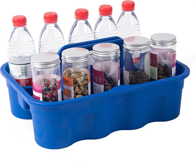 Matthew 5 Pack Large Plastic Tote Tool & Deluxe Supply Cleaning Caddy - Image 6