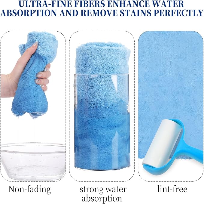Tallew 16 Pcs 15 Pcs Car Microfiber Towels Buffing Drying Wash Cleaning Cloths - Image 5