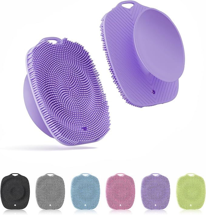 Soft Silicone Body Scrubber, Gentle Like a Hand Exfoliating Your Skin and Build by ARIOSOX