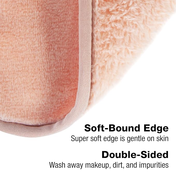 Eurow Reusable Makeup Remover Cloths, Soft Microfiber Face Towels - Image 4