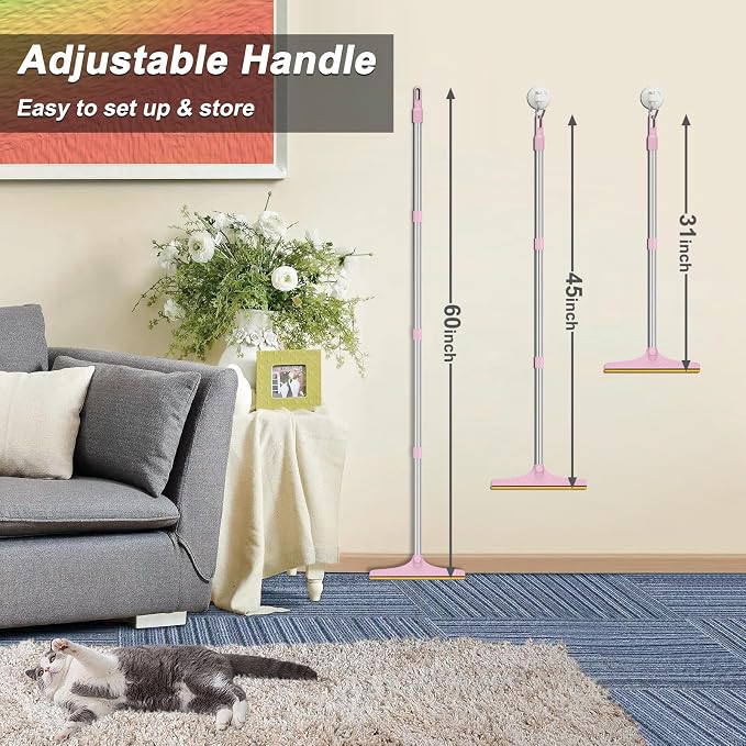 B-Land Carpet Rake for Pet Hair Removal, Reusable Pet Hair Remover - Image 5