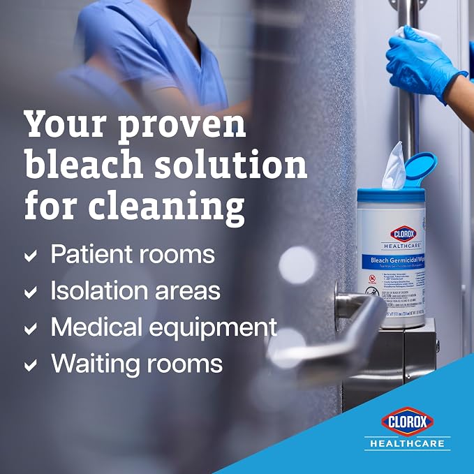 Clorox Healthcare Bleach Germicidal Wipes - Image 4