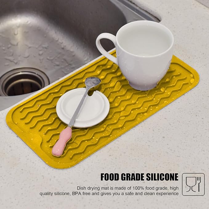 Silicone Dish Drying Mat for Multiple Usage, Easy clean, Eco-friendly, - Image 5