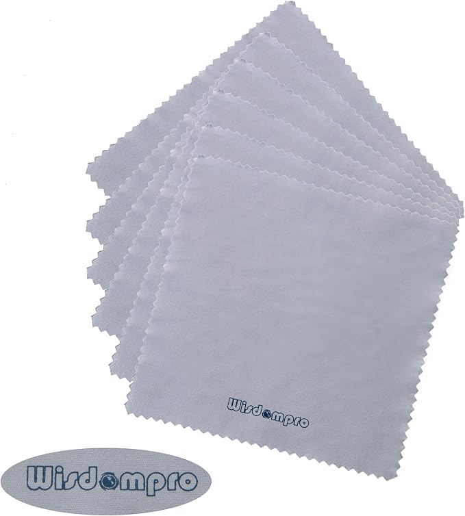 Wisdompro 12-Pack 6 x 6 Inches Microfiber Cleaning Cloth - Image 2