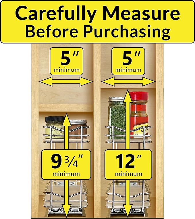 LYNK PROFESSIONAL® Pull Out Spice Rack Organizer - Image 4