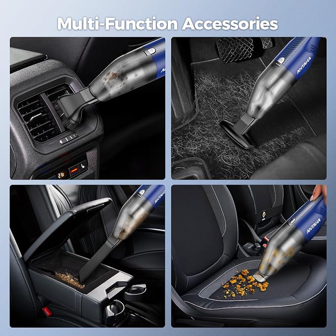 Handheld Vacuum Cordless -Car Vacuum Portable Cordless Cleaner Powerful Suction - Image 4