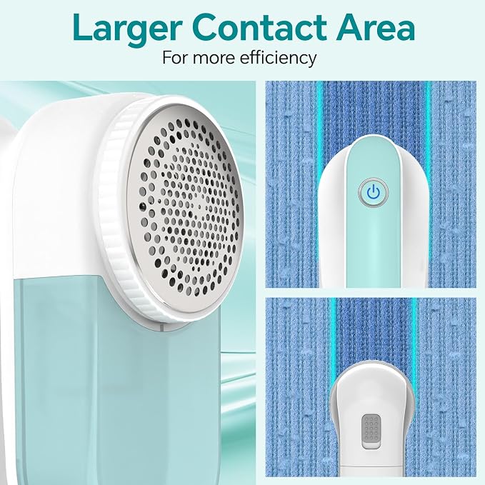 BEAUTURAL Fabric Shaver and Lint Remover, Rechargeable Sweater Defuzzer - Image 3