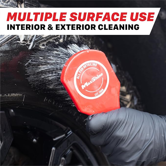 Maxshine Universal Heavy-Duty Tire & Carpet Cleaning Brush – Ultimate Scrubber - Image 6