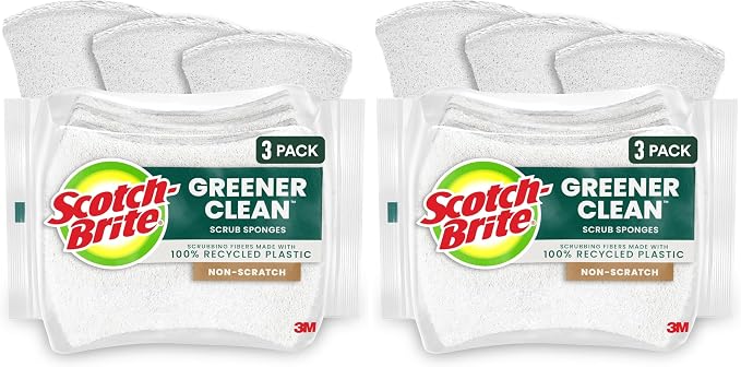 Scotch-Brite Greener Clean Non-Scratch Scrub Sponge, Sponge by Scotch-Brite
