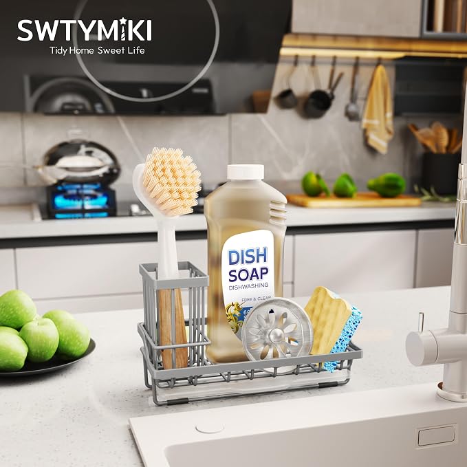 SWTYMIKI Sink Caddy Sponge Holder - Image 5