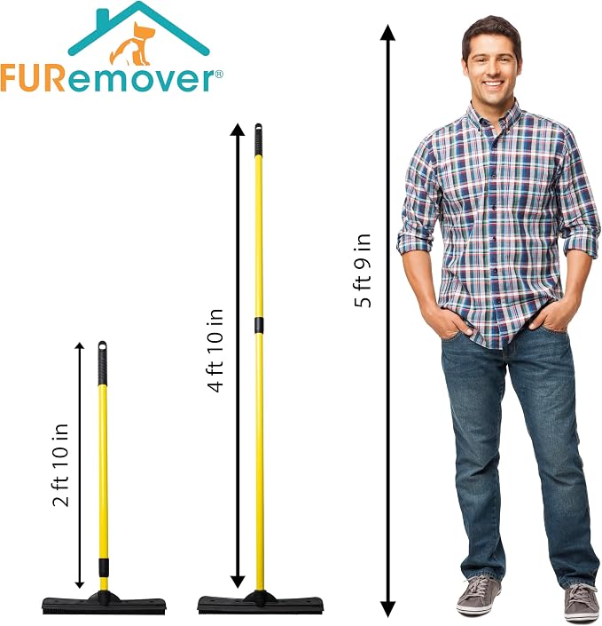 FURemover Original Pet Hair Rubber Broom - Image 3