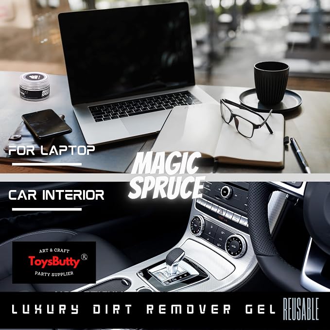 MAGIC SPRUCE Cleaning Gel for Car Interior, Universal Car Cleaning Kit - Image 6