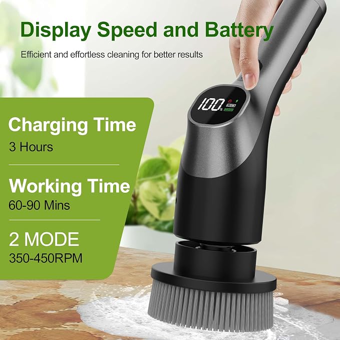 Electric Spin Scrubber, Shower Scrubber - Image 2