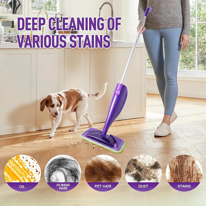 6 Pack Reusable Mop Pads for Swiffer WetJet, Washable Wet Mop Refills - Image 4