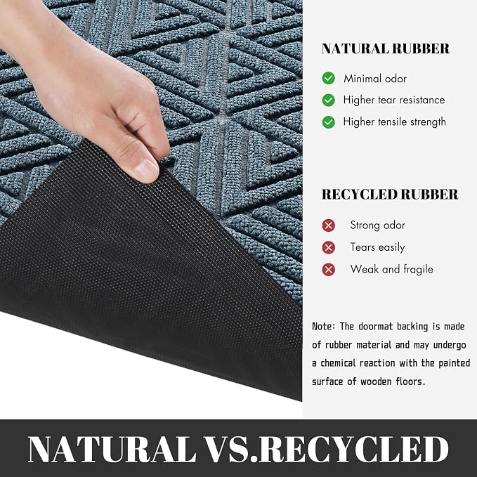 Yimobra Extra Large Door Mat 60x32, All-Weather Waterproof Non-Slip Welcome - Image 5