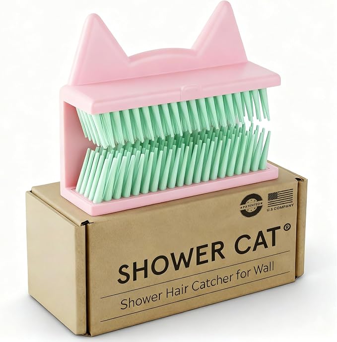 Hair Catcher Shower Wall, Hair Trap by SHOWERCAT