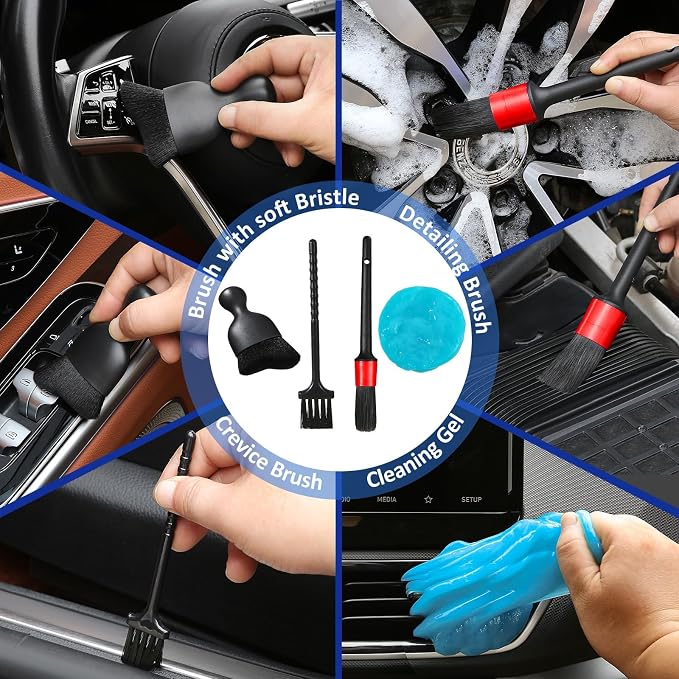 10pcs Windshield Cleaner Tool, Car Window Cleaning Wash Kit - Image 4