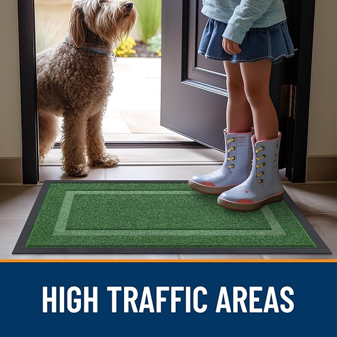 OLANLY Front Door Mat Indoor Outdoor Entrance, Waterproof All-Season, - Image 8