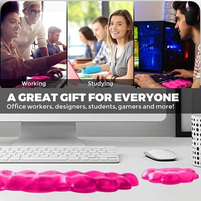 Gel Cloud Keyboard & Mouse Wrist Rest Set - Image 6